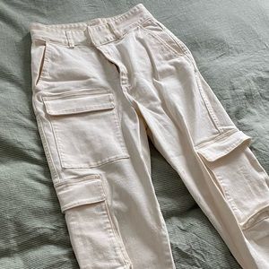 Aritzia TNA denim cargo pants